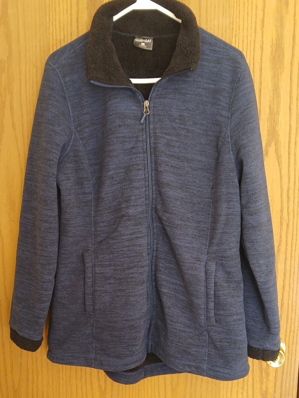 32 Degrees Heat NWOT Women’s Navy Blue Full-Zip Fleece Jacket
